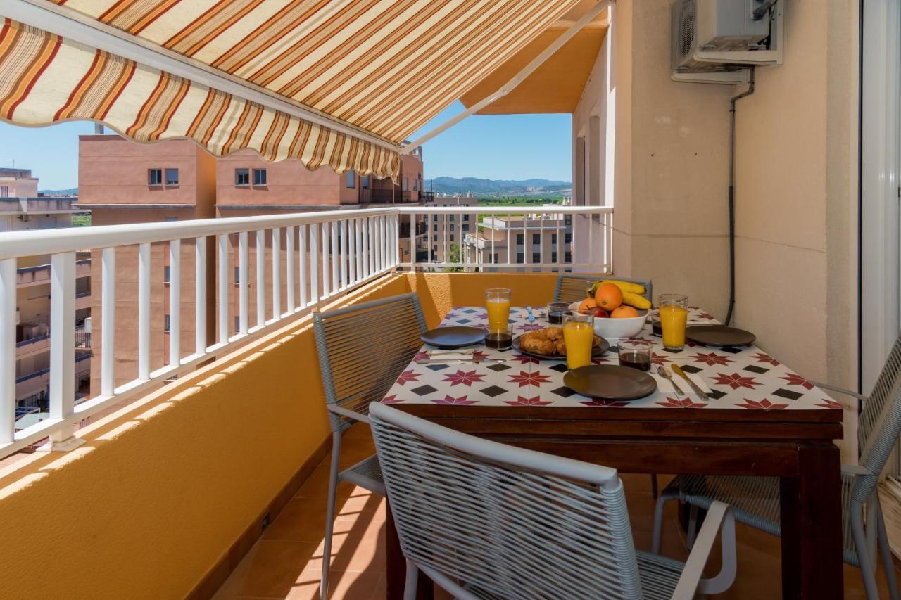 Duplex Penthouse With Terrace. Beach-Pool Canet d'En Berenguer Bagian luar foto